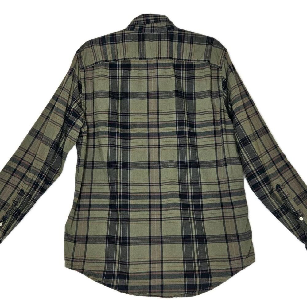 Abercrombie-fitch Women's Green and Brown Shirt, Size Large - Picture 4 of 5